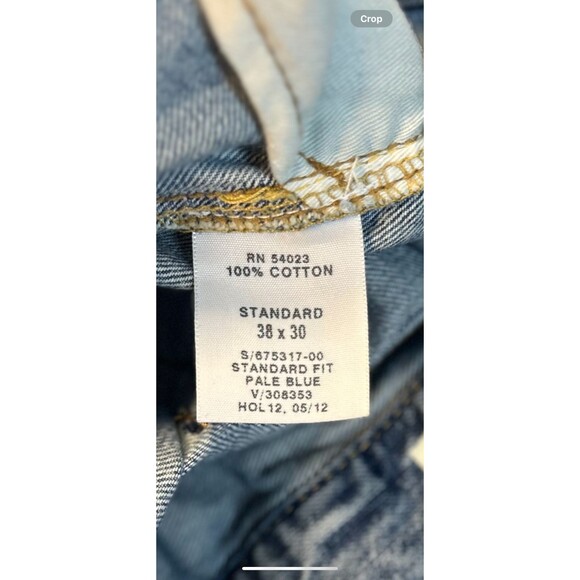 Gap 1969 Jeans Mens 31x30 Blue Slim Straight Light Wash Preppy Stretch Denim - Picture 4 of 8